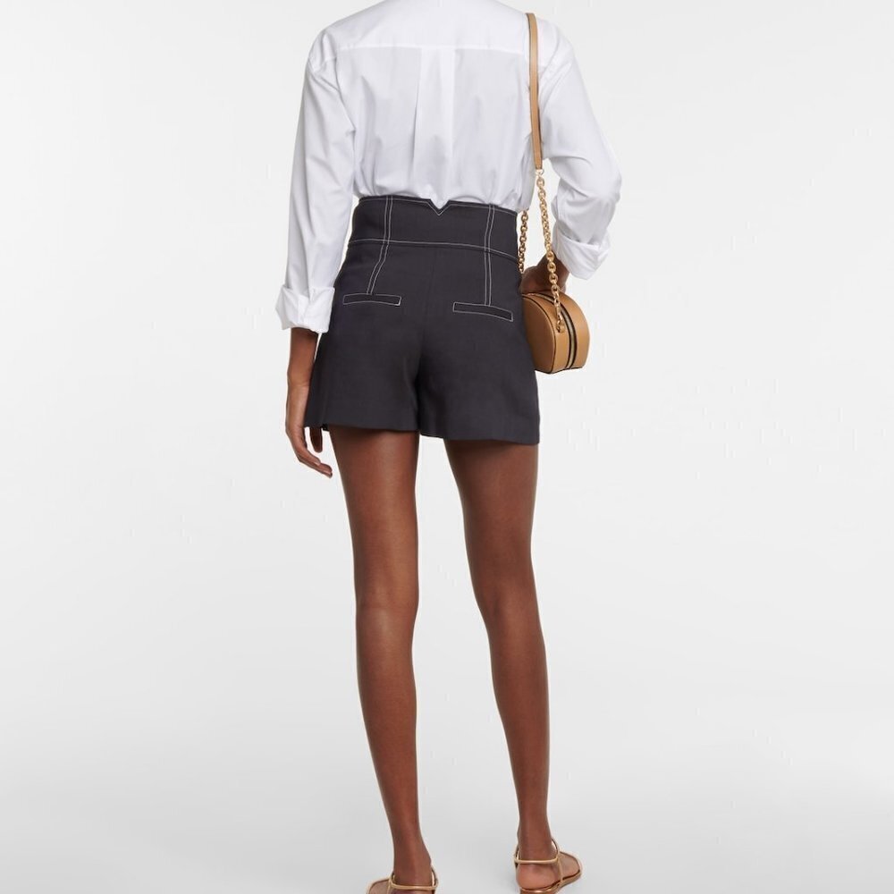 Veronica Beard Alicia High Rise Shorts - Picture 2 of 15